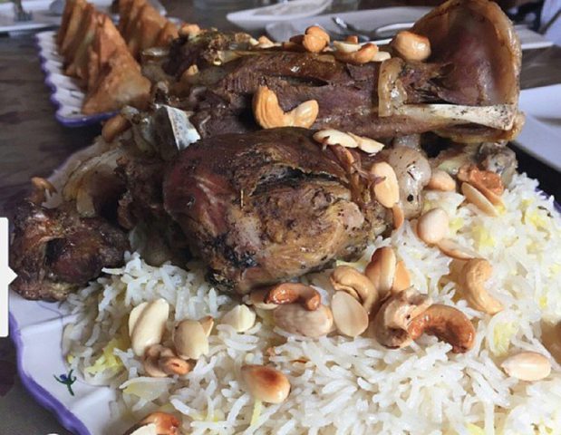 أرز مديني باللحم لغداء العيد